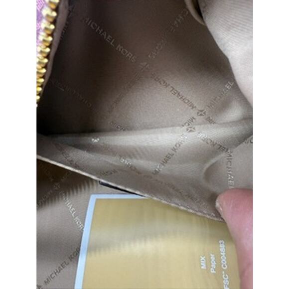 RETAIL $328 MICHAEL KORS JET SET TRAVEL MEDIUM COSMETIC CASE OXBLOOD - Picture 12 of 16